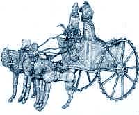 Mitanni Chariot with spokes