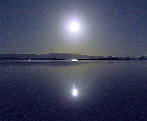 moon reflection