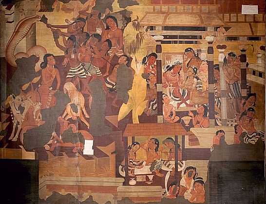 Ajanta by Robert Gill, oil on canvas, 1850-1854
