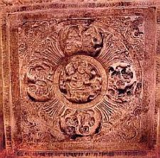 Badami ceiling motiff