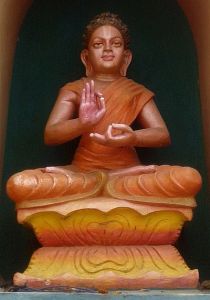 Buddha as an avatar at Dwaraka Tirumala temple