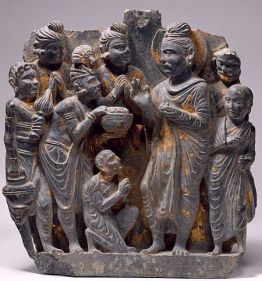 buddha with disciples