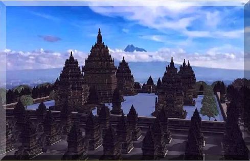 Candi Prambanan temple Java created by Peter Jordaan