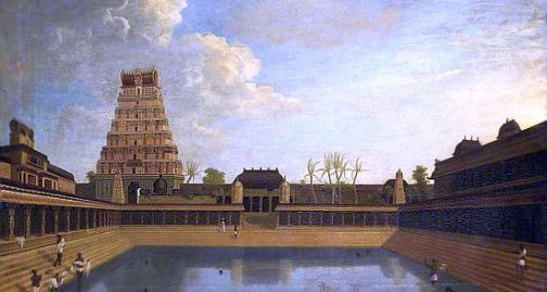Chidambaram Temple by Fransis Ward 1772