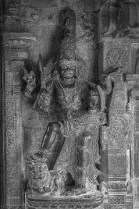 dvarapala brihadisvara bw
