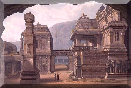 ellora by Robert Melville Grindlay 1813