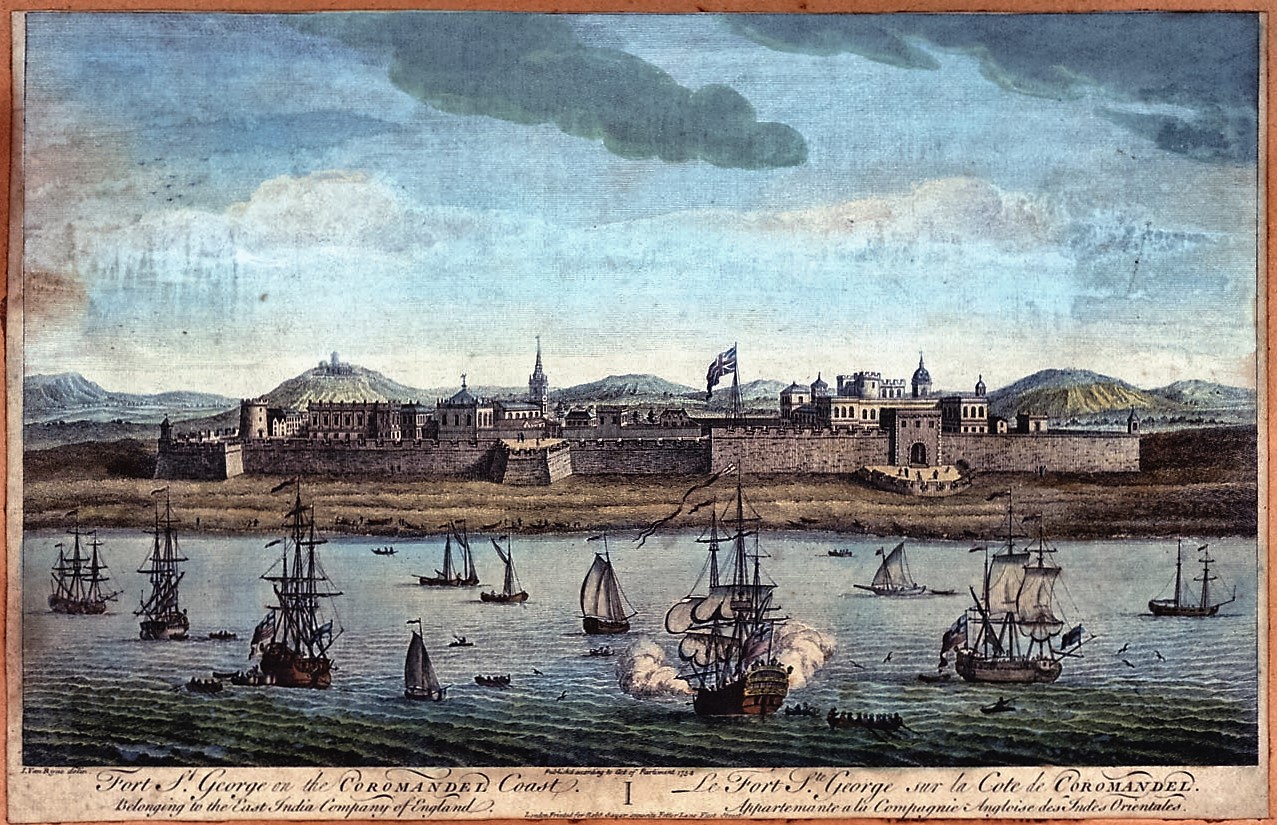 Fort St George on the Coromandel Coast.  Belonging to the East India Company of England