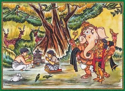 ganesha as child