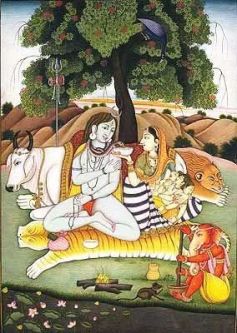 Ganesha in lap