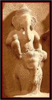 Ganesha riding elephant Cambodia, 10th century