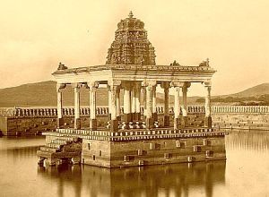 Madura - The Sacred Tank - 1868