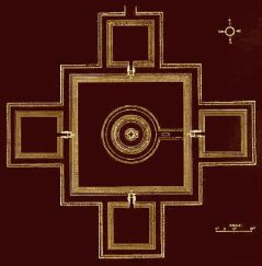 Neak Pean Cambodia ground plan