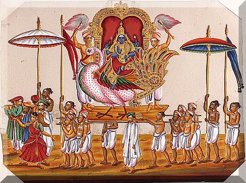 procession of Jambunatha Trichinopoly, ca.1850