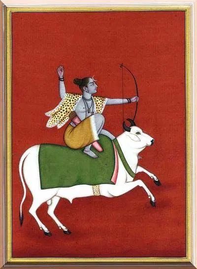 shiva on bull