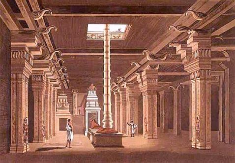 temple courtyard - Daniell, Thomas