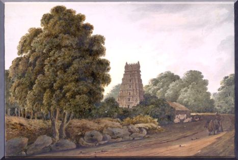 Trivagherry, near Pondicherry - 1806 by Elisha Trapaud