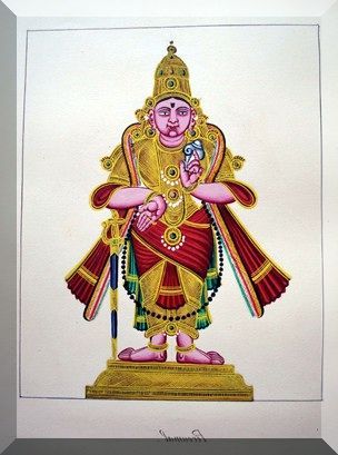 Vasudeva Perumal stands in samabhanga