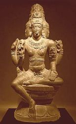 dakshinamurthy with lotus