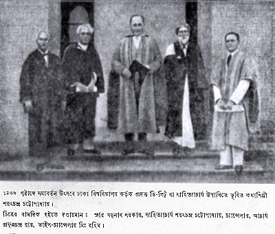 sarat Chandra Dacca 1936