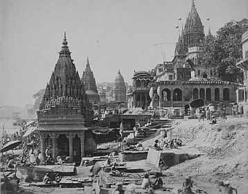 Varanasi by Samuel Bourne,, 1863-1866