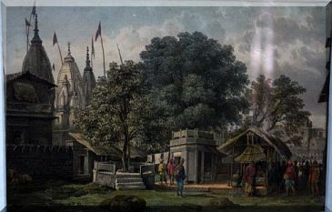 View of Gyan Vapee Well - Prinsep Prinsep's drawings of Benares