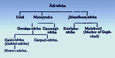 Natha siddha lianage