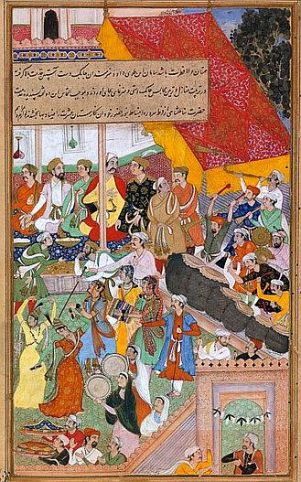 Royal Muscians at a marriage celebration 1565