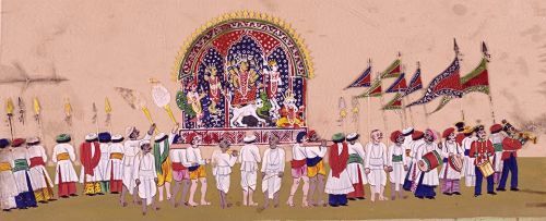 Durga procession