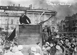 Lenin with Leon Trotsky and Lev Kamenev 1920.