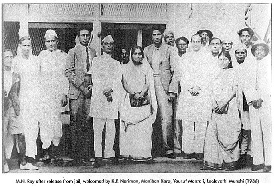 M N Roy received after release from Jail 1936