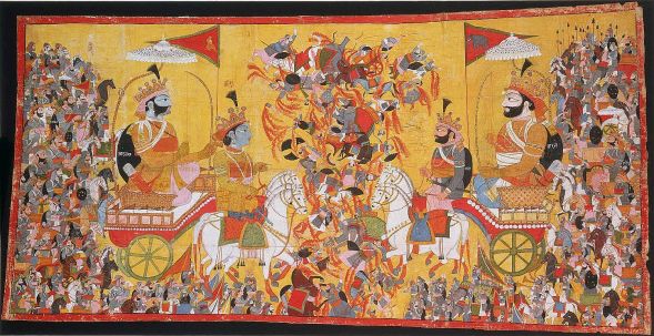 arjuna_and_his_charioteer_krishna_confront_karna