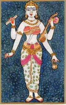 Sarasvathi with Kamandalu 4