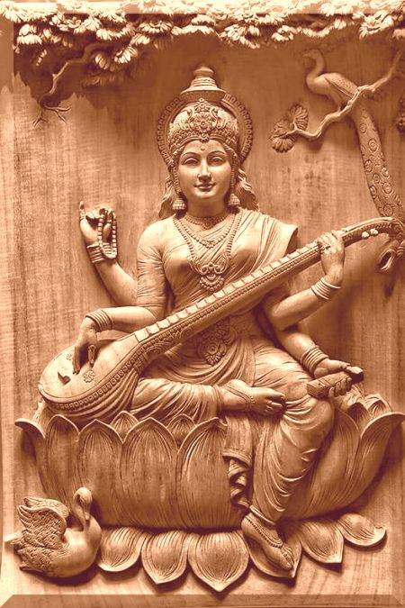 saraswathi sculpture
