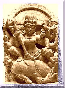 Devi Chamunda sepia