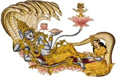 vishnu on shayana