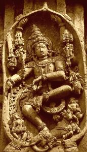 Shiva dancing Halebidu