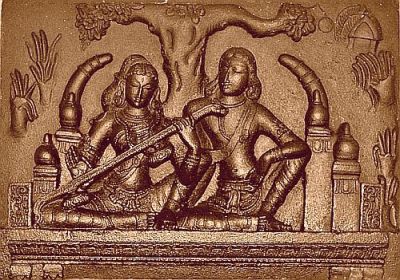 Madhavi with Kovalan