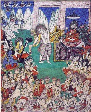 Shiva performing celestial dance