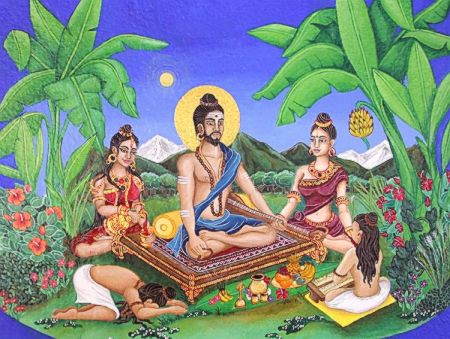 Illustration of Abhinava Gupta by Elke Avis